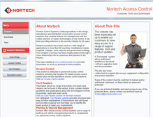 Tablet Screenshot of nortechaccesscontrol.com